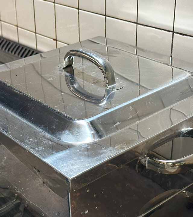 製造工程-蒸してます